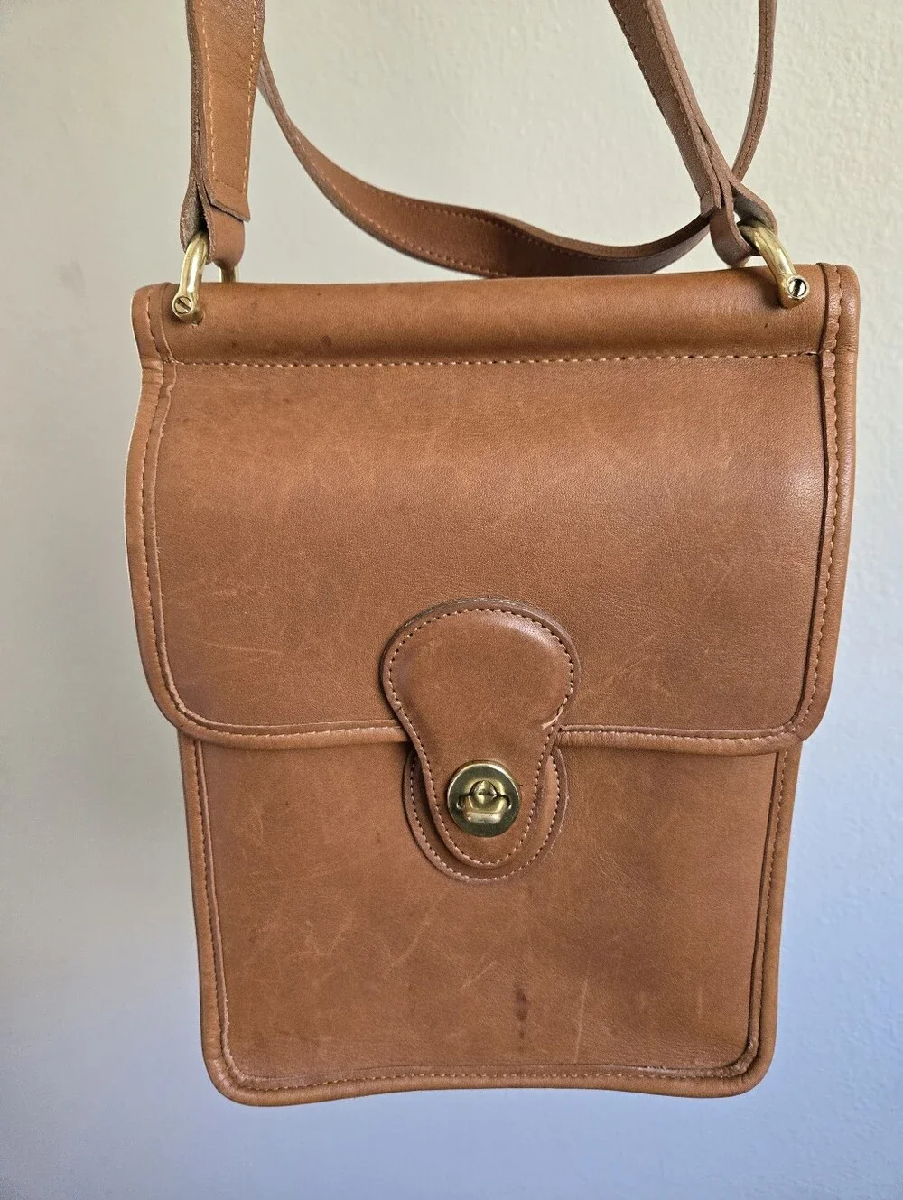 Coach Murphy 9930 Brown British Tan Vintage Bag Purse Crossbody Pre-94 Leather